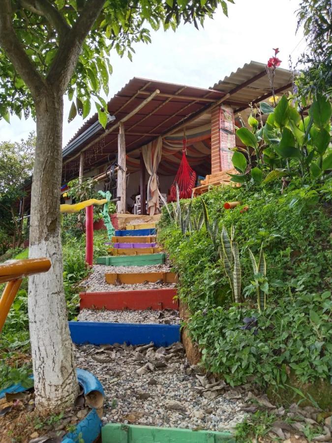 Hotel Campestre Abrazo Del Angel Aratoca Exterior foto